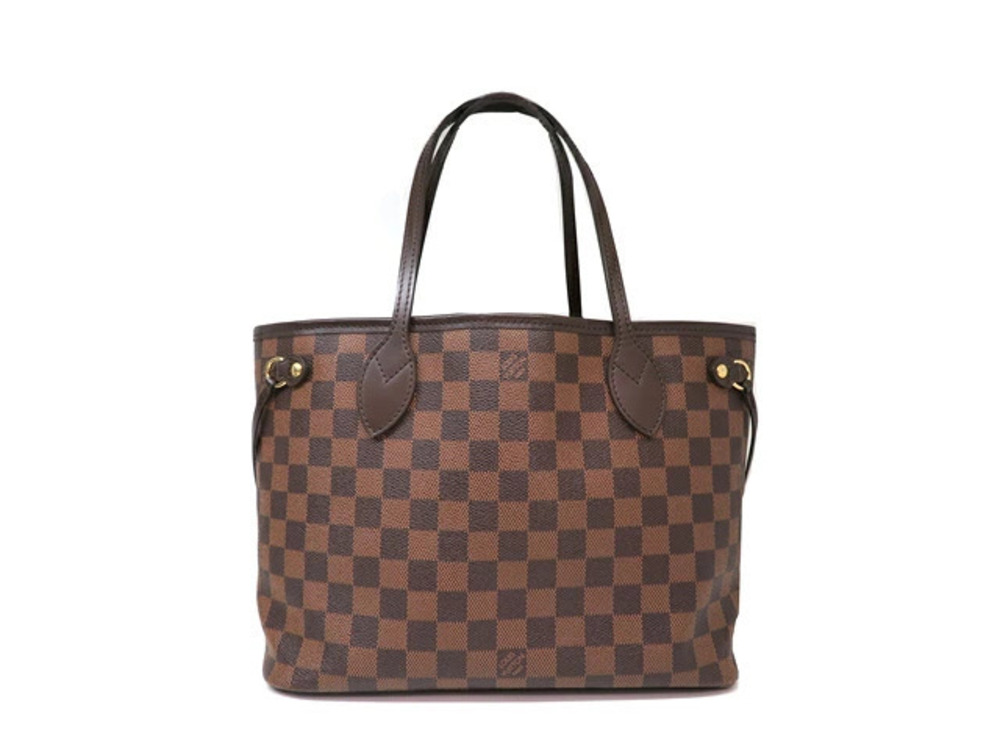 Louis Vuitton Damier Tote Bag Neverfull Brown